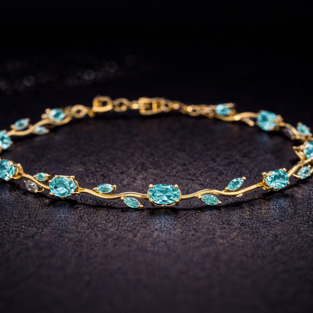 Aqua Vine Bracelet
