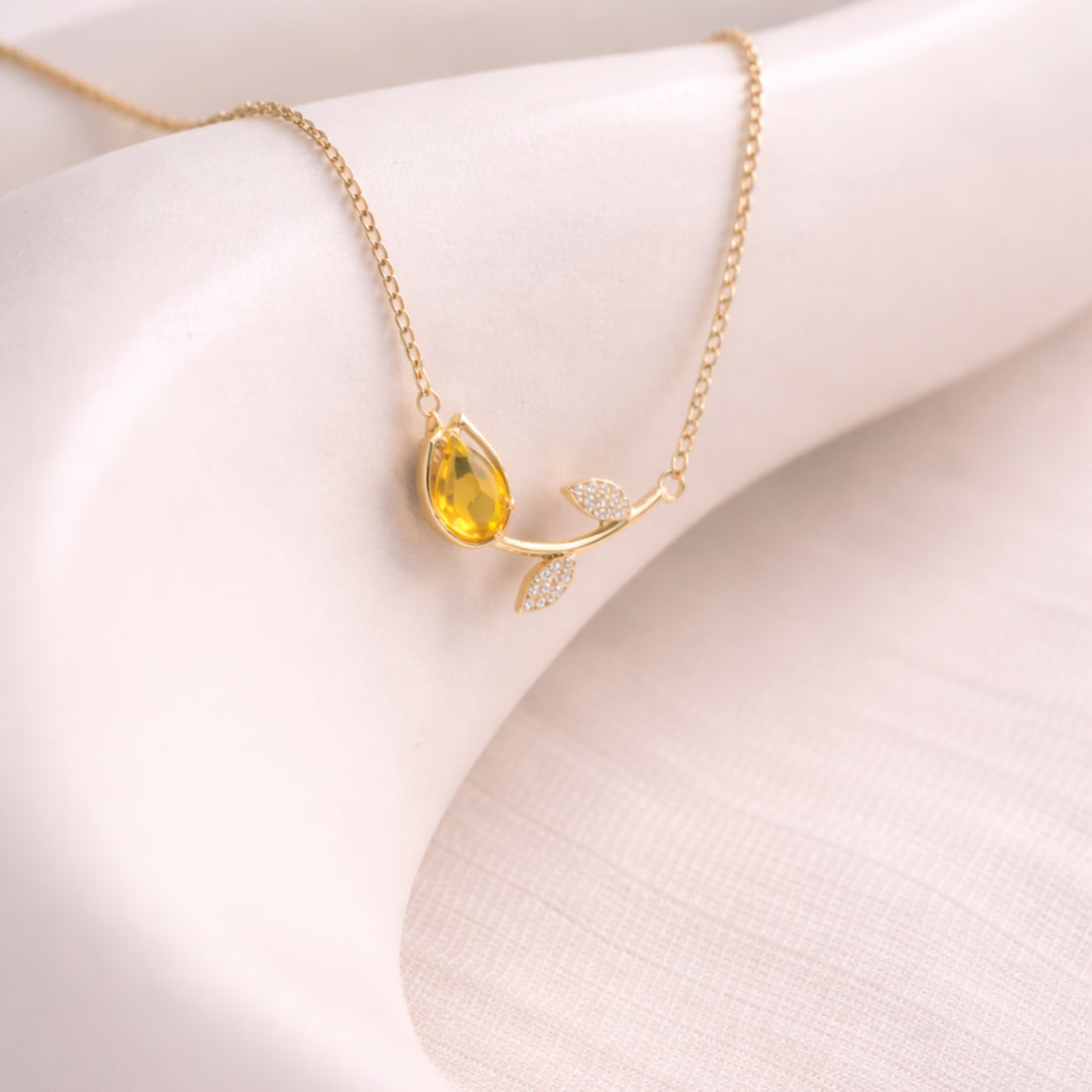 Noor Yellow Tulip Pendant