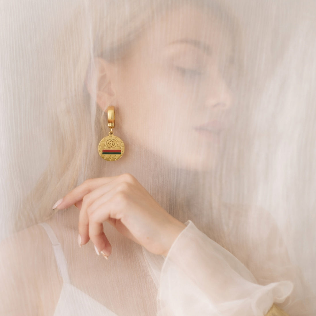 Gucci Coin Hoops